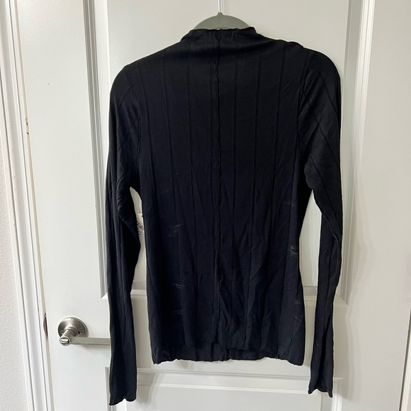 NWT Free People Black Long Sleeve Top One Size GORGEOUS! - Picture 5 of 7
